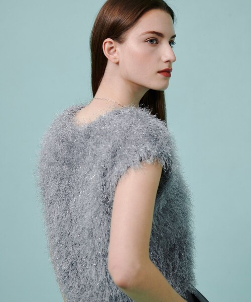 allureville（アルアバイル）の「ドライシャギープルオーバー（ニット/セーター・レディース・アイボリー/ライトグレー/ブラック/ブラウン・2）」の11枚目の写真