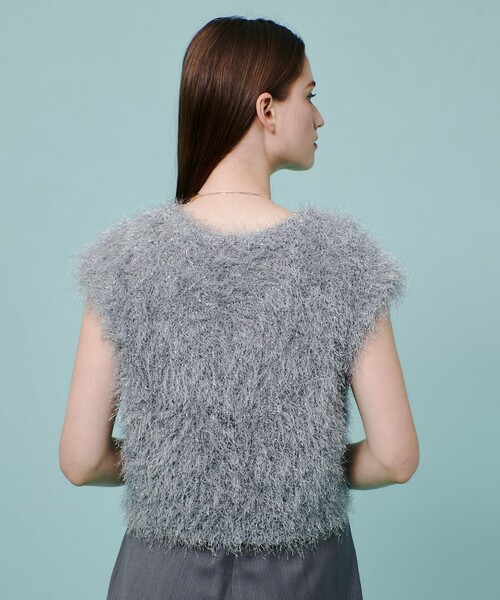 allureville（アルアバイル）の「ドライシャギープルオーバー（ニット/セーター・レディース・アイボリー/ライトグレー/ブラック/ブラウン・2）」の12枚目の写真