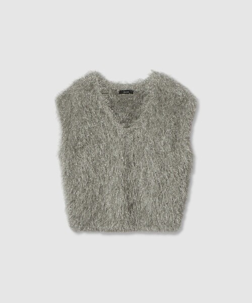 allureville（アルアバイル）の「ドライシャギープルオーバー（ニット/セーター・レディース・アイボリー/ライトグレー/ブラック/ブラウン・2）」の14枚目の写真