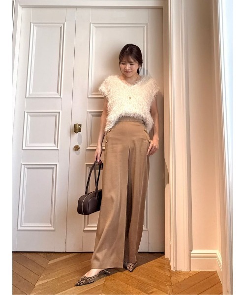 アルアバイル　ドライシャギープルオーバーアイボリー allureville(アルアバイル)｜ドライシャギープルオーバー