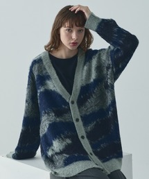 CIASENSE（シアセンス）の「mohair touch abstract loose shaggy cardigan / モヘアタッチアブストラクト ルーズ シャギーカーディガン（カーディガン/ボレロ）」