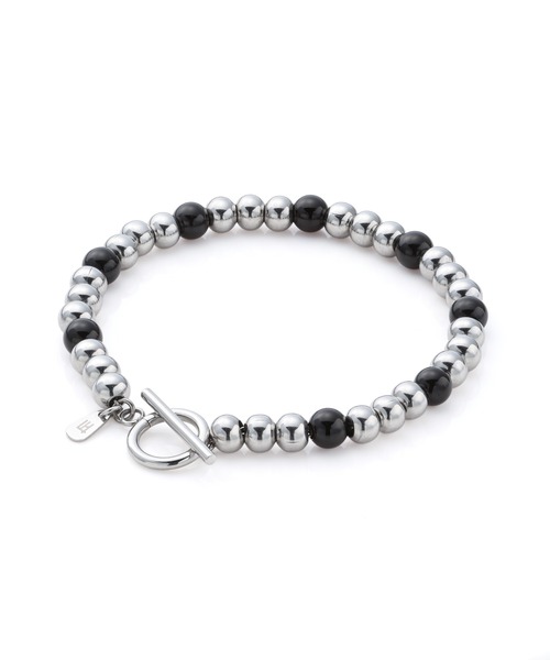 LION HEART（ライオンハート）の「【限定展開】“LH-1”インナーチェーンビーズブレスレット（6mm）/ステンレススティール【LION HEART / ライオンハート】（ブレスレット・メンズ・ターコイズブルー/ダークブラック/ライトブラック・ONE SIZE）」の5枚目の写真