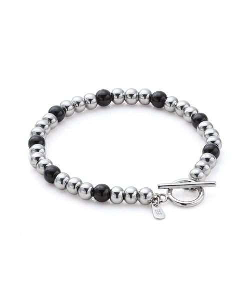 LION HEART（ライオンハート）の「【限定展開】“LH-1”インナーチェーンビーズブレスレット（6mm）/ステンレススティール【LION HEART / ライオンハート】（ブレスレット・メンズ・ターコイズブルー/ダークブラック/ライトブラック・ONE SIZE）」の6枚目の写真