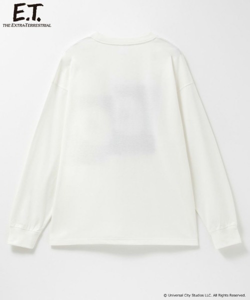 別注デザイン】『 E.T. 』/ ピグメント調 長袖Tシャツ ロンT ユニ