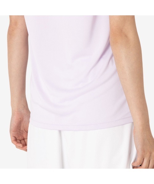 Reebok（リーボック）の「ロゴ トレーニング Tシャツ / CASIDY CORE SS TOP（Tシャツ/カットソー・レディース・ブラック/パープル・MEDIUM/SMALL/X-SMALL）」の13枚目の写真
