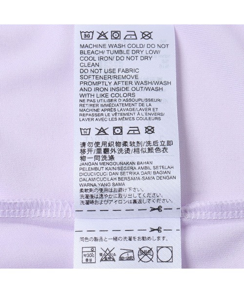 Reebok（リーボック）の「ロゴ トレーニング Tシャツ / CASIDY CORE SS TOP（Tシャツ/カットソー・レディース・ブラック/パープル・MEDIUM/SMALL/X-SMALL）」の10枚目の写真