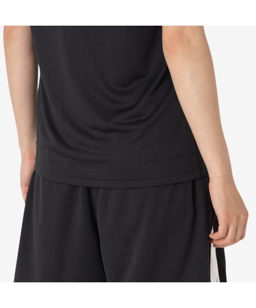 Reebok（リーボック）の「ロゴ トレーニング Tシャツ / CASIDY CORE SS TOP（Tシャツ/カットソー・レディース・ブラック/パープル・MEDIUM/SMALL/X-SMALL）」の9枚目の写真