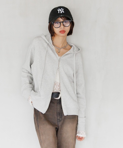 PAGEBOY（ページボーイ）の「クラフトスウェットWZIPパーカー