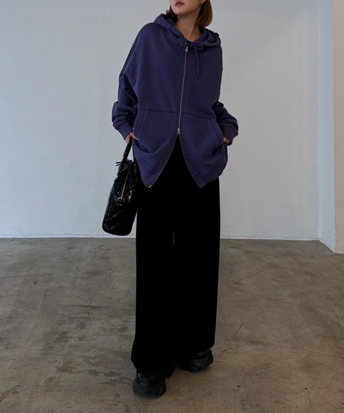 セール】クラフトスウェットWZIPパーカー/フーディ 【ミドル・ロング丈