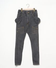 希少珍品　試着のみmercibeaucoup WOOLサルエルパンツ　革パッチ 希少珍品 試着のみmercibeaucoup WOOLサルエルパンツ 革パッチ