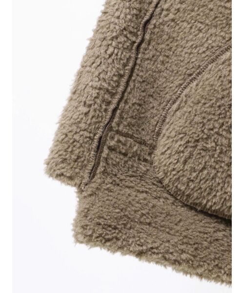 merry jenny（メリージェニー）の「クリームボアムートンブルゾン（ムートンコート・レディース・ブラウン/ピンク/ベージュ・FREE）」の21枚目の写真