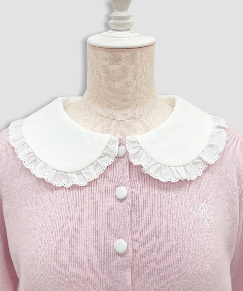 セール】コットンレースニットプリーツセットアップ（セットアップ