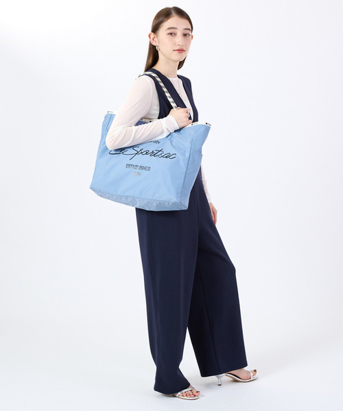 LeSportsac(レスポートサック)の「LARGE 2 WAY TOTE 2ウェイスレートブルー/パールシャイン(トートバッグ・レディース・ブルー・FREE)」の14枚目の写真