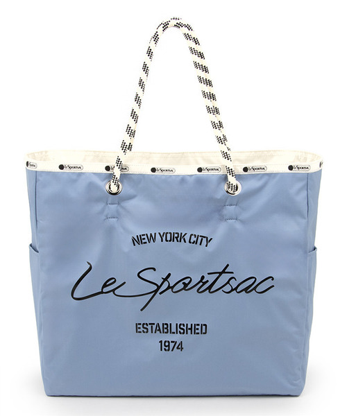 LeSportsac(レスポートサック)の「LARGE 2 WAY TOTE 2ウェイスレートブルー/パールシャイン(トートバッグ・レディース・ブルー・FREE)」の2枚目の写真