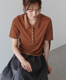 ベロア」に該当するトップス（オレンジ/橙色系）ファッション