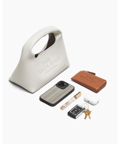 MARC JACOBS（マークジェイコブス）の「THE MINI SACK BAG/ザ ミニ サック バッグ（ハンドバッグ・レディース・ライトピンク/レッド/ミント/ローズ・ONE SIZE）」の6枚目の写真