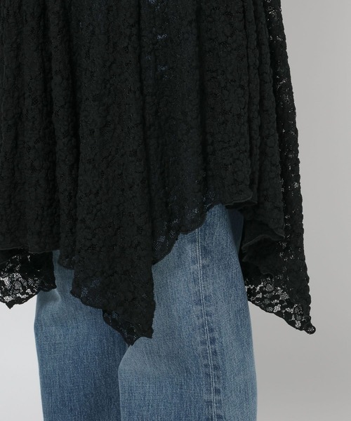 LOWRYS FARM(ローリーズファーム)の「カットレースキャミチュニック 583881(キャミソール・レディース・ブラック/アイボリー・FREE)」の17枚目の写真