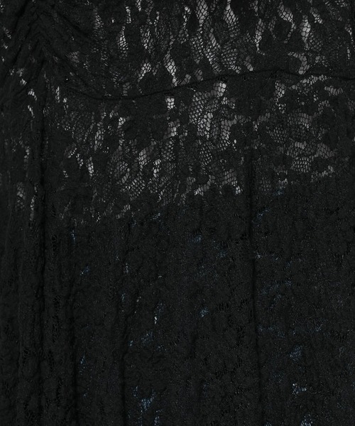 LOWRYS FARM(ローリーズファーム)の「カットレースキャミチュニック 583881(キャミソール・レディース・ブラック/アイボリー・FREE)」の20枚目の写真