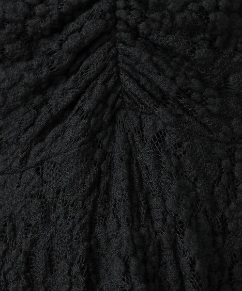 LOWRYS FARM(ローリーズファーム)の「カットレースキャミチュニック 583881(キャミソール・レディース・ブラック/アイボリー・FREE)」の21枚目の写真