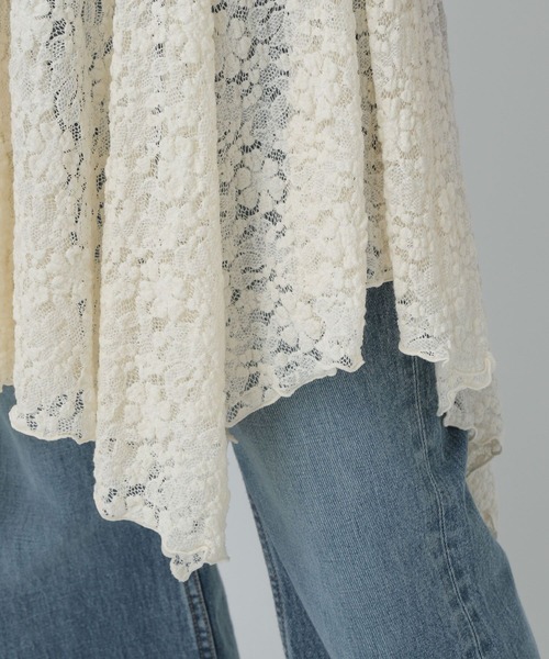 LOWRYS FARM(ローリーズファーム)の「カットレースキャミチュニック 583881(キャミソール・レディース・ブラック/アイボリー・FREE)」の22枚目の写真