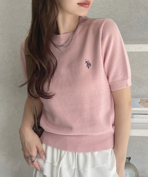 最終値下げ✏️Polo 半袖ニット✨新品未使用✨ セール】【U.S. POLO ASSN】半袖 サマーニット（ニット/セーター