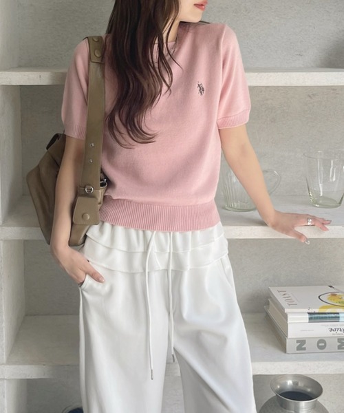 最終値下げ✏️Polo 半袖ニット✨新品未使用✨ セール】【U.S. POLO ASSN】半袖 サマーニット（ニット/セーター