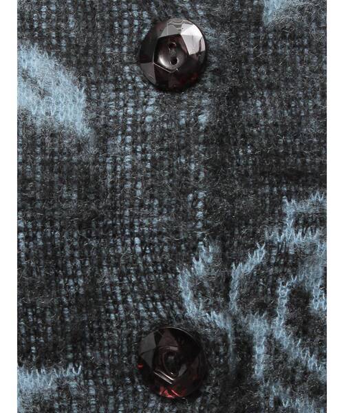 jouetie（ジュエティ）の「2WAYパターンショートカーデ 花柄 アーガイル（カーディガン/ボレロ・レディース・ブラック/オフホワイト/グレー/ピンク・MEDIUM）」の16枚目の写真