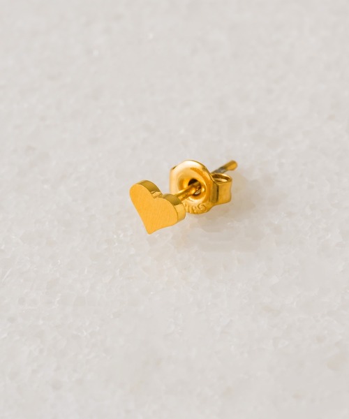 muku(ムク)の「PIERCE/MAT MINI HEART(ピアス(両耳用)・レディース・シルバー/ゴールド・FREE)」の18枚目の写真