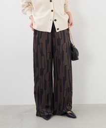 MICA&DEAL | サテンプリントイージーパンツ(その他パンツ)