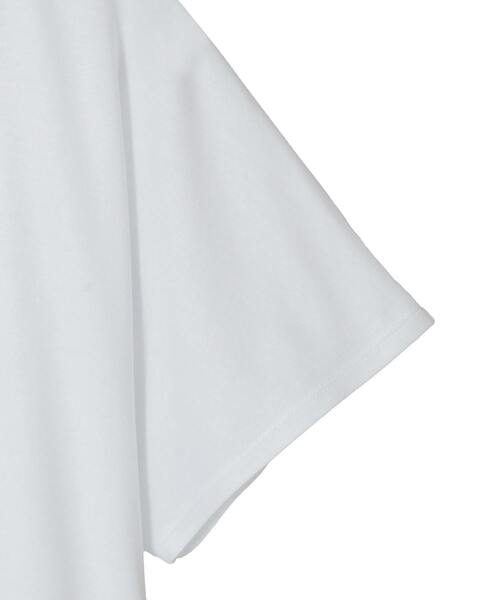 Tiara(ティアラ)の「NO.5ドルマンTシャツ(Tシャツ/カットソー・レディース・チャコールグレー/ホワイト・FREE)」の8枚目の写真