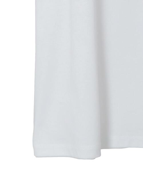 Tiara(ティアラ)の「NO.5ドルマンTシャツ(Tシャツ/カットソー・レディース・チャコールグレー/ホワイト・FREE)」の9枚目の写真