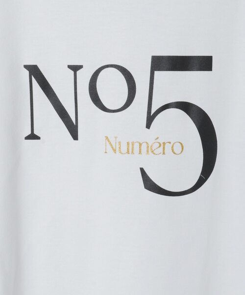 Tiara(ティアラ)の「NO.5ドルマンTシャツ(Tシャツ/カットソー・レディース・チャコールグレー/ホワイト・FREE)」の10枚目の写真