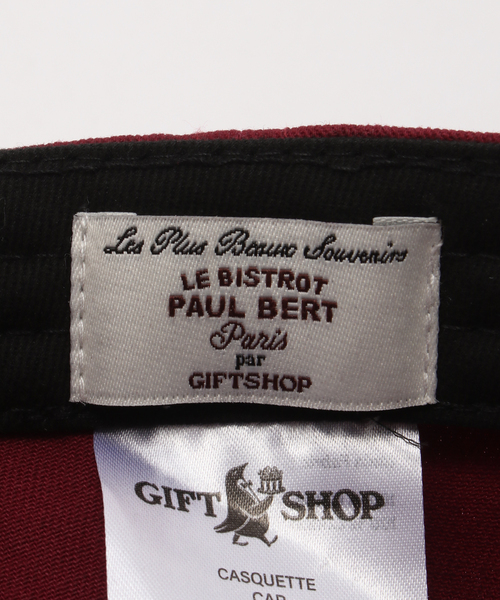 IENA（イエナ）の「GIFT SHOP/ギフトショップ Signature Hat キャップ BISTROTPAULBERT（キャップ・レディース・ボルドー・FREE）」の9枚目の写真