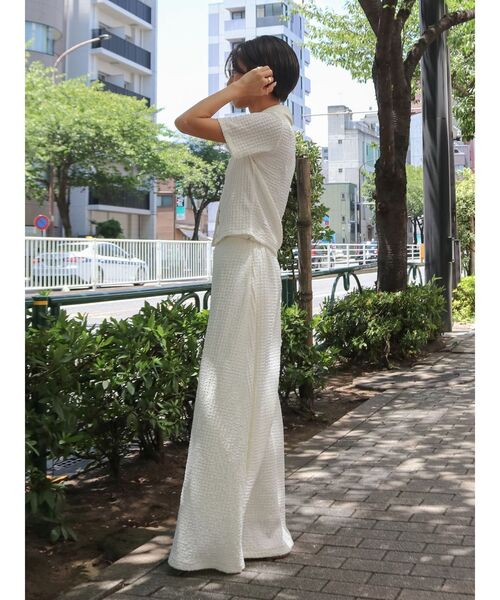 Ungrid（アングリッド）の「カットジャカードフィトフレアスカート（スカート・レディース・ブラック/オフホワイト・FREE）」の13枚目の写真