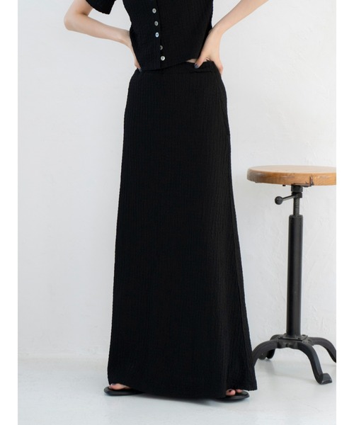 Ungrid（アングリッド）の「カットジャカードフィトフレアスカート（スカート・レディース・ブラック/オフホワイト・FREE）」の15枚目の写真