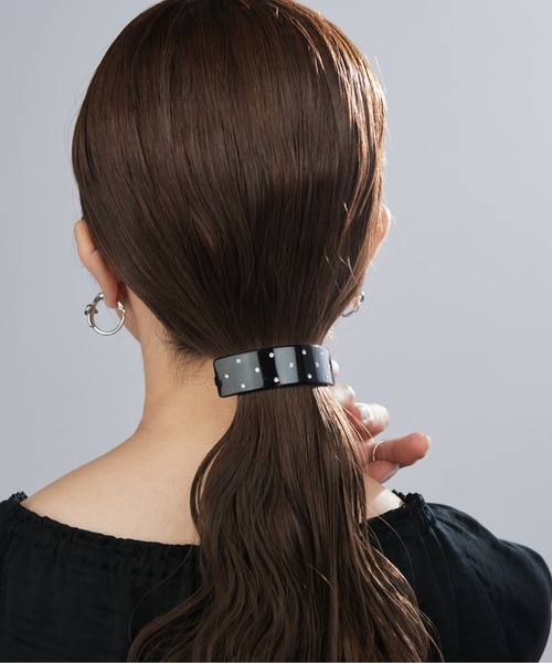 dee doo dah(ディドゥダ)の「【deedoodah】ビジューオールフィットバレッタ(バレッタ/ヘアクリップ・レディース・A/B/C/D・FREE)」の14枚目の写真