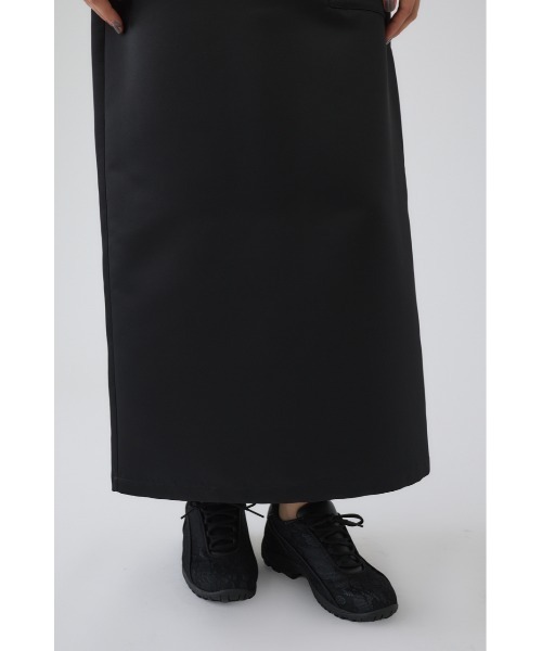 AERO ZIP POCKET LIGHT STRETCH SKIRT ブラック Zip pocket SK ジップ ポケット スカート（スカート）｜RIM.ARK