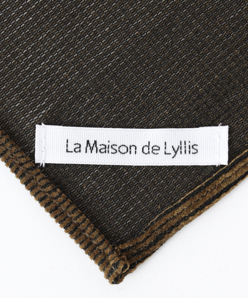 JOURNAL STANDARD relume（ジャーナルスタンダード　レリューム）の「【La Maison de Lyllis / ラ メゾン ド リリス】 SANKAKU（ストール/ショール・レディース・ブラック/カーキ・FREE）」の7枚目の写真