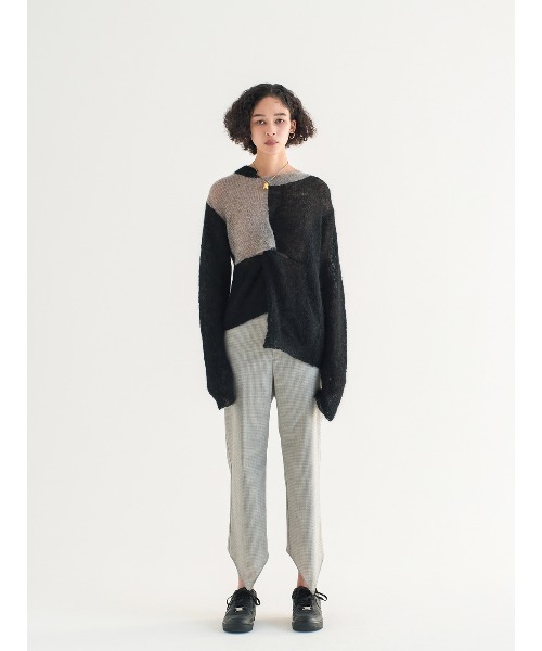 soduk(スドーク)の「handkerchief trousers(スラックス・レディース・ブラック/ブラウン/ライトグレー・S/M)」の9枚目の写真