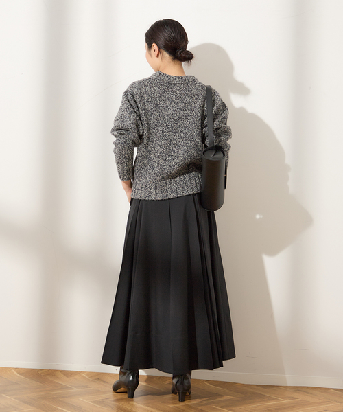 journal standard L'essage(ジャーナルスタンダードレサージュ)の「《追加》WOOLプリーツスカート(スカート・レディース・グレー/ブラック・36/38)」の5枚目の写真