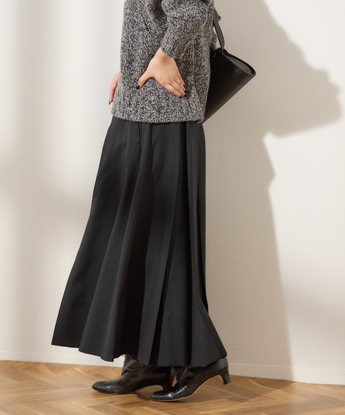 journal standard L'essage(ジャーナルスタンダードレサージュ)の「《追加》WOOLプリーツスカート(スカート・レディース・グレー/ブラック・36/38)」の7枚目の写真