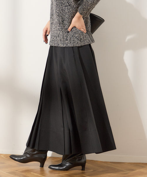 journal standard L'essage(ジャーナルスタンダードレサージュ)の「《追加》WOOLプリーツスカート(スカート・レディース・グレー/ブラック・36/38)」の8枚目の写真