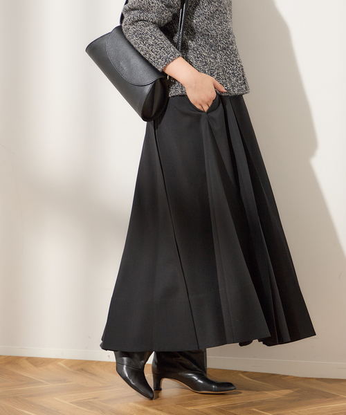 journal standard L'essage(ジャーナルスタンダードレサージュ)の「《追加》WOOLプリーツスカート(スカート・レディース・グレー/ブラック・36/38)」の9枚目の写真