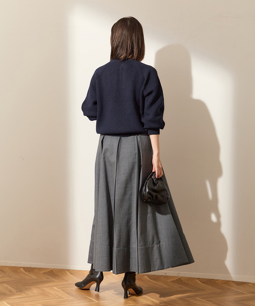 journal standard L'essage(ジャーナルスタンダードレサージュ)の「《追加》WOOLプリーツスカート(スカート・レディース・グレー/ブラック・36/38)」の11枚目の写真