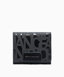 A|X アルマーニ エクスチェンジ】BOXロゴバックル ジップアラウンド
