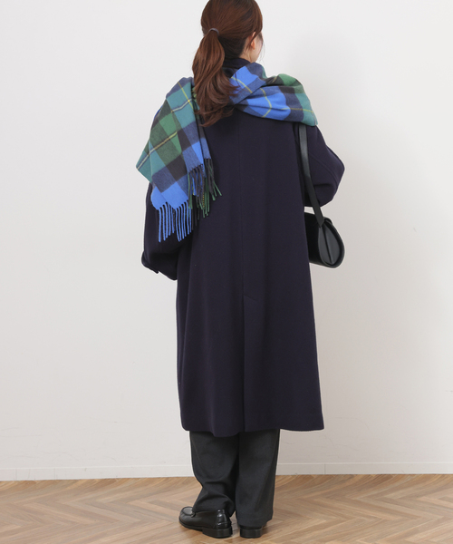 JOURNAL STANDARD relume（ジャーナルスタンダード　レリューム）の「RELUME ウールカシミヤストール（ストール/ショール・レディース・ブルー/チャコールグレー/ベージュ/ブラウン・FREE）」の16枚目の写真