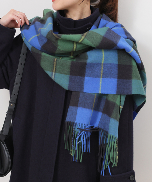 JOURNAL STANDARD relume（ジャーナルスタンダード　レリューム）の「RELUME ウールカシミヤストール（ストール/ショール・レディース・ブルー/チャコールグレー/ベージュ/ブラウン・FREE）」の18枚目の写真