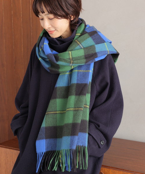 JOURNAL STANDARD relume（ジャーナルスタンダード　レリューム）の「RELUME ウールカシミヤストール（ストール/ショール・レディース・ブルー/チャコールグレー/ベージュ/ブラウン・FREE）」の19枚目の写真