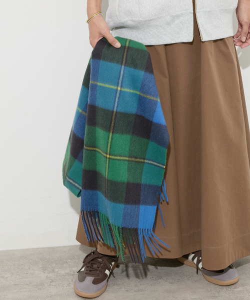 JOURNAL STANDARD relume（ジャーナルスタンダード　レリューム）の「RELUME ウールカシミヤストール（ストール/ショール・レディース・ブルー/チャコールグレー/ベージュ/ブラウン・FREE）」の21枚目の写真