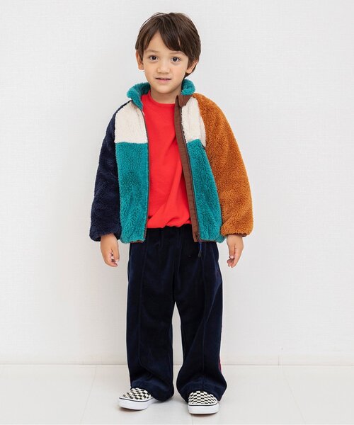 BREEZE（ブリーズ）の「【ジュニア対応】ゆったりドローコードトレーナー(セットアップ可)（スウェット・キッズ・レッド/グレー/チャコール/ベージュ・120/130/140/150/160/90/100/110）」の11枚目の写真